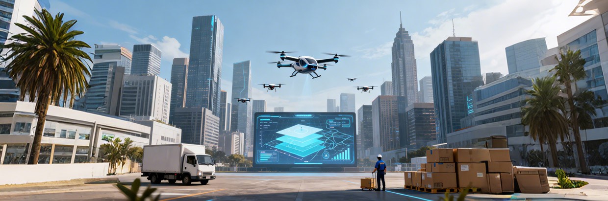 低空经济智能空域分配与一站式飞行计划服务